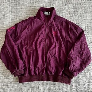Adidas Burgundy Track Jacket